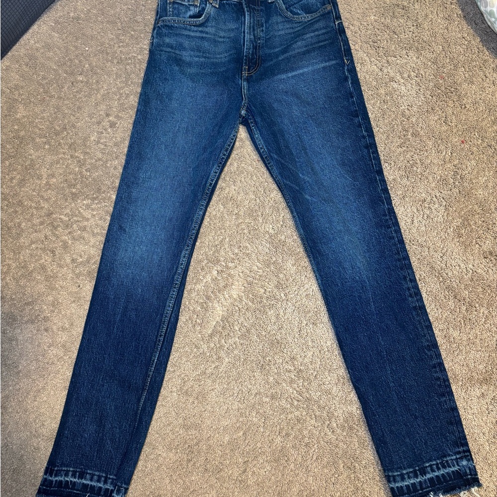 Zara Indigo Denim Pants